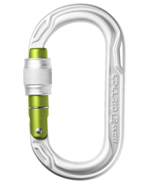 Edelrid OVAL POWER 2500 SCREW Karabiner oval Schraub