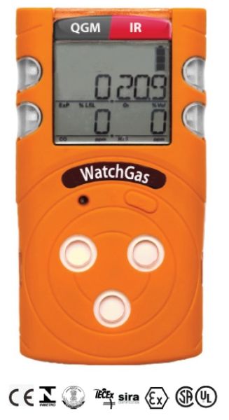 WatchGas QGM Multigas-Warngerät 4-Gasmessgerät